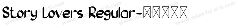 Story Lovers Regular字体转换
